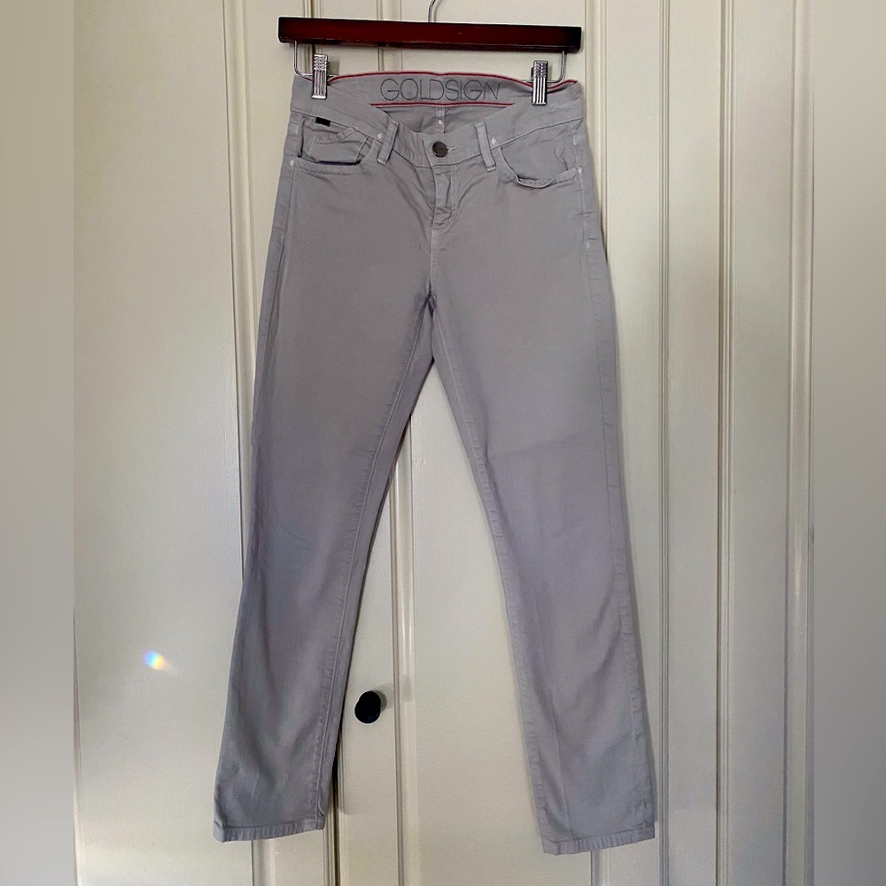 Gold sign ankle kakis, size 26